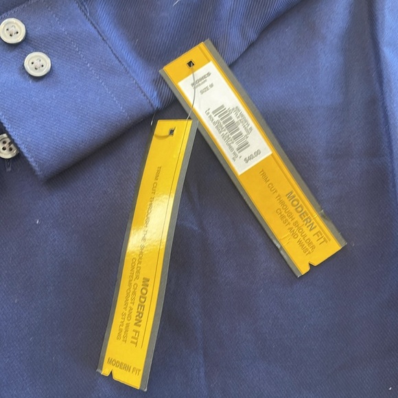 NWT Apt. 9 Long Sleeve Blue Shirt - Size M - Picture 5 of 8